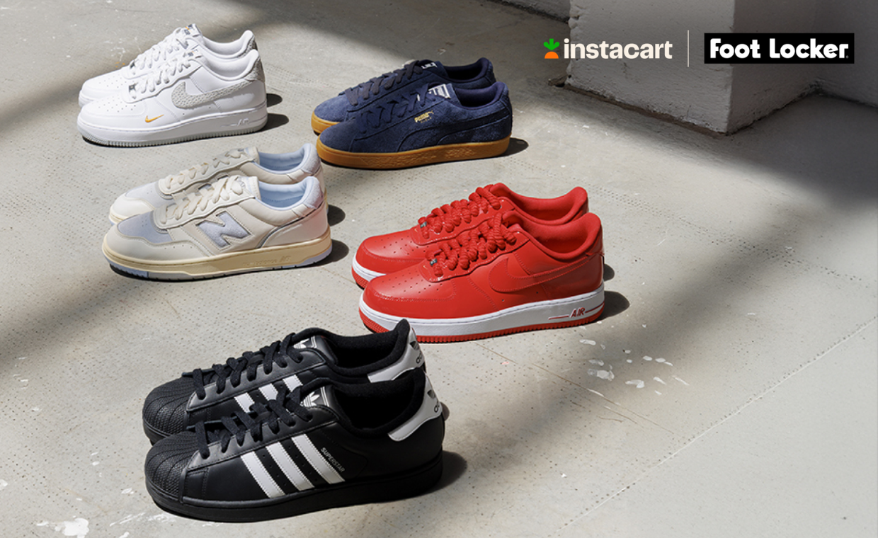 You Can Now Shop Foot Locker and Champs on Instacart