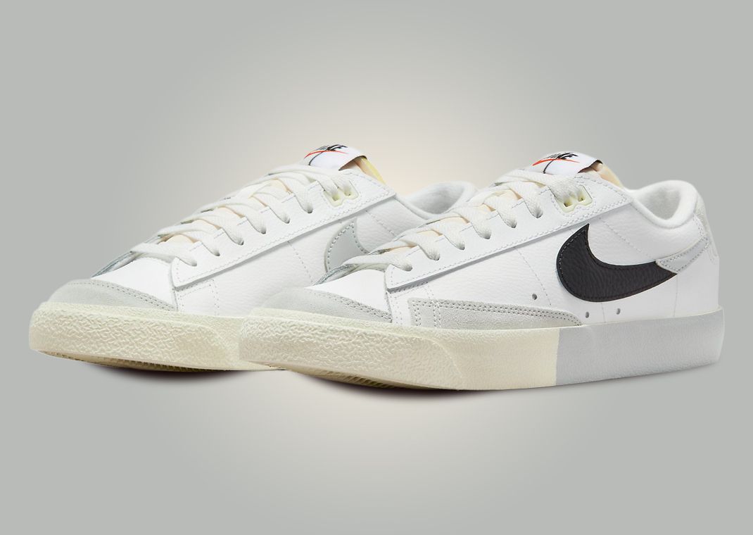 Nike Blazer Low 77 Split White Silver Black