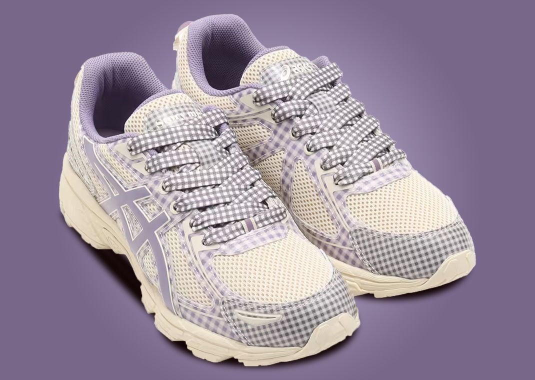 Story mfg. x Asics Gel-Venture 6 Vanilla Violet Quartz Angle