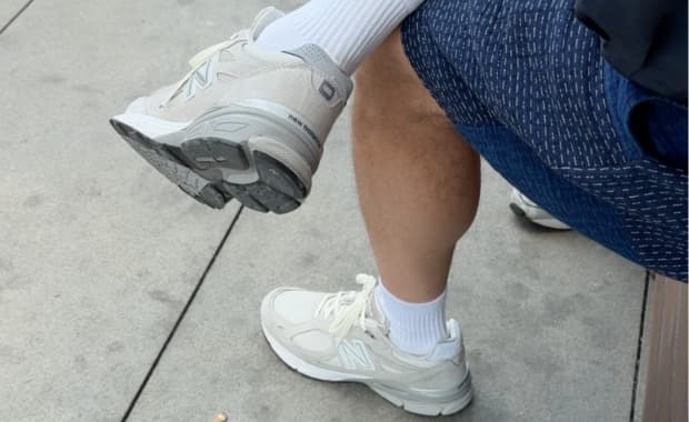 Kith x New Balance 990v3 Cream