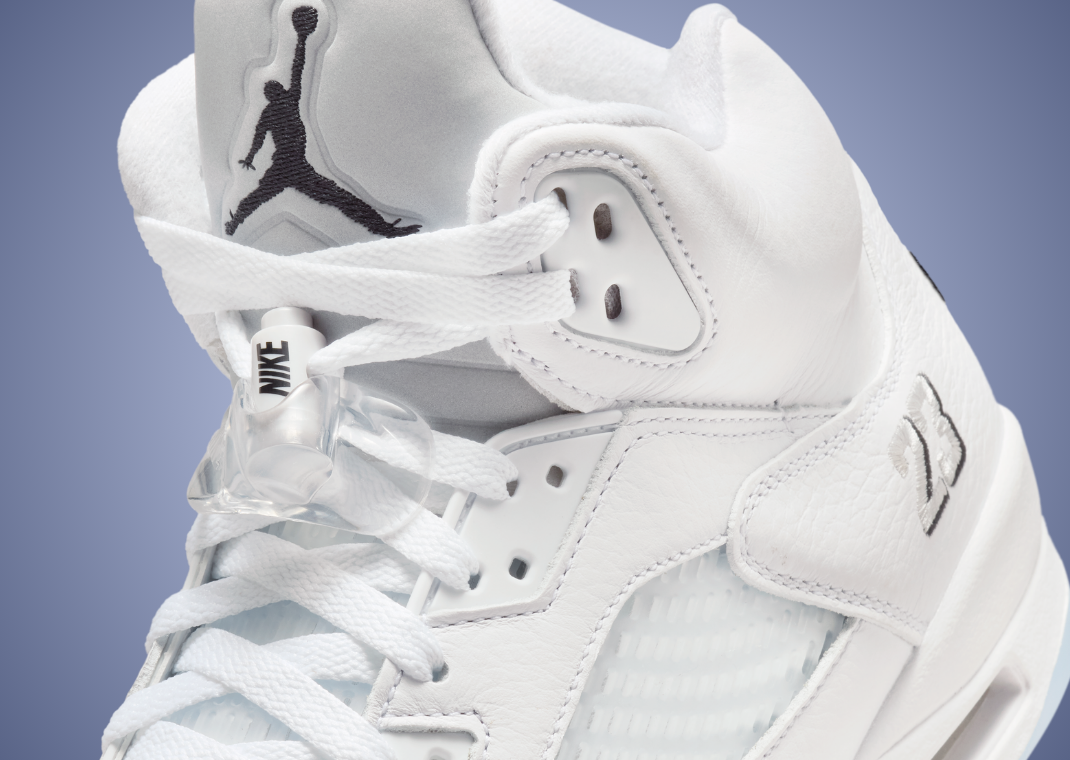 Air Jordan 5 Retro White Metallic - Detail