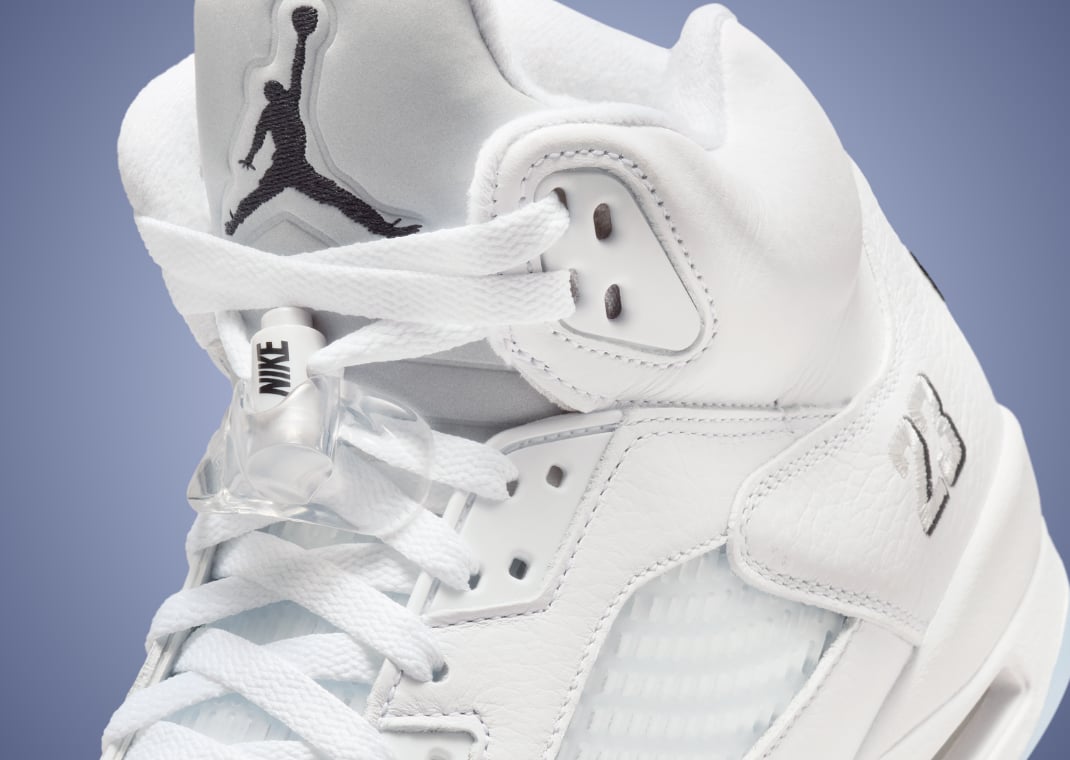 Air Jordan 5 Retro White Metallic