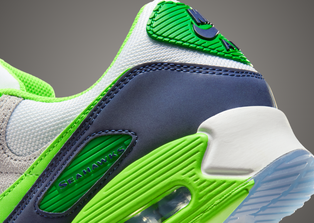 NFL x Nike Air Max 90 Seahawks Heel