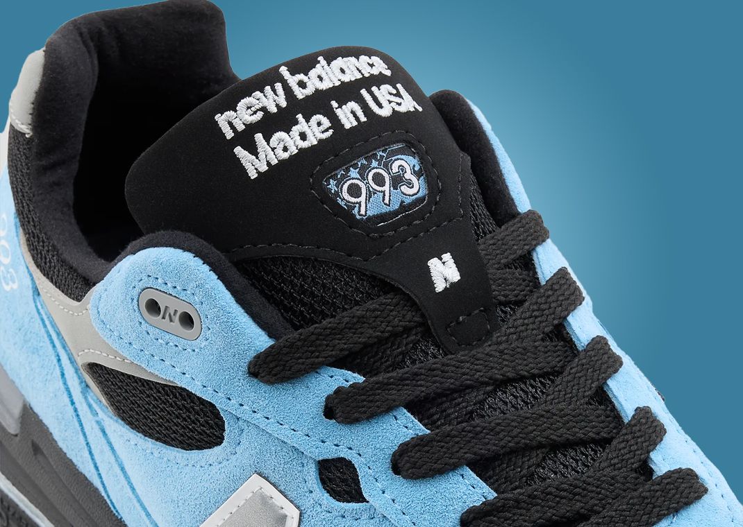 The New Balance 993 Made in USA Community Blue Drops October 2025
