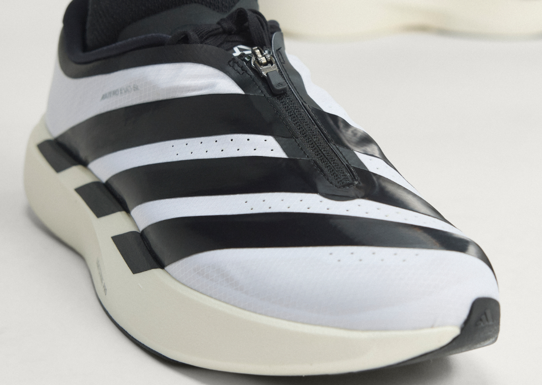 adidas Adizero Evo SL Zip White Black