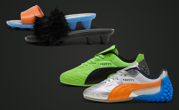 Rihanna’s Latest Fenty x Puma Collection is All About Bright Sneakers and Fuzzy Slides