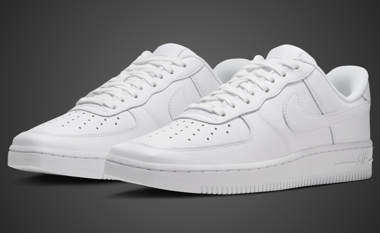 Square Biz: Nike’s Square Toe Air Force 1 Collection Arrives in Clean Triple White
