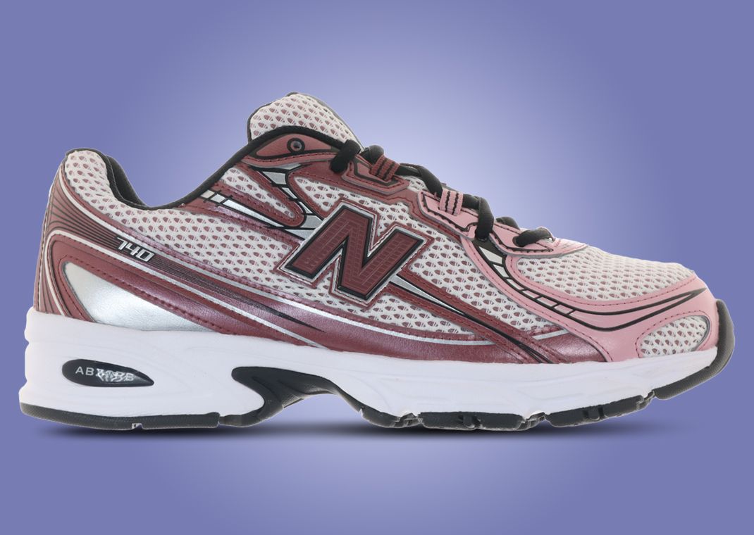 New Balance 740 Washed Burgundy Pink Taffy (W) Lateral