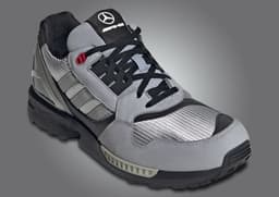 Mercedes AMG x adidas ZX8500 Grey Black Angle