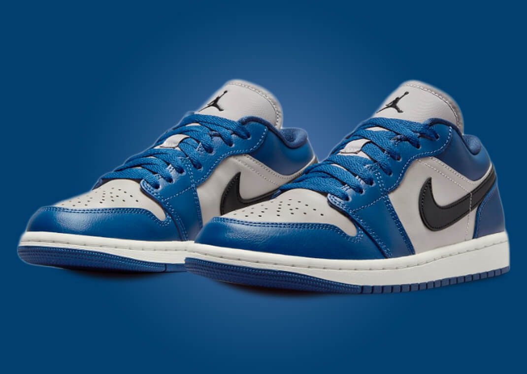 Air Jordan 1 Low French Blue College Grey (W)