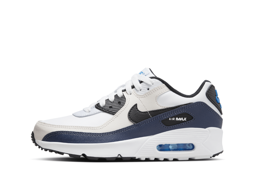 Nike Air Max 90 LTR Thunder Blue Phantom (GS) Lateral