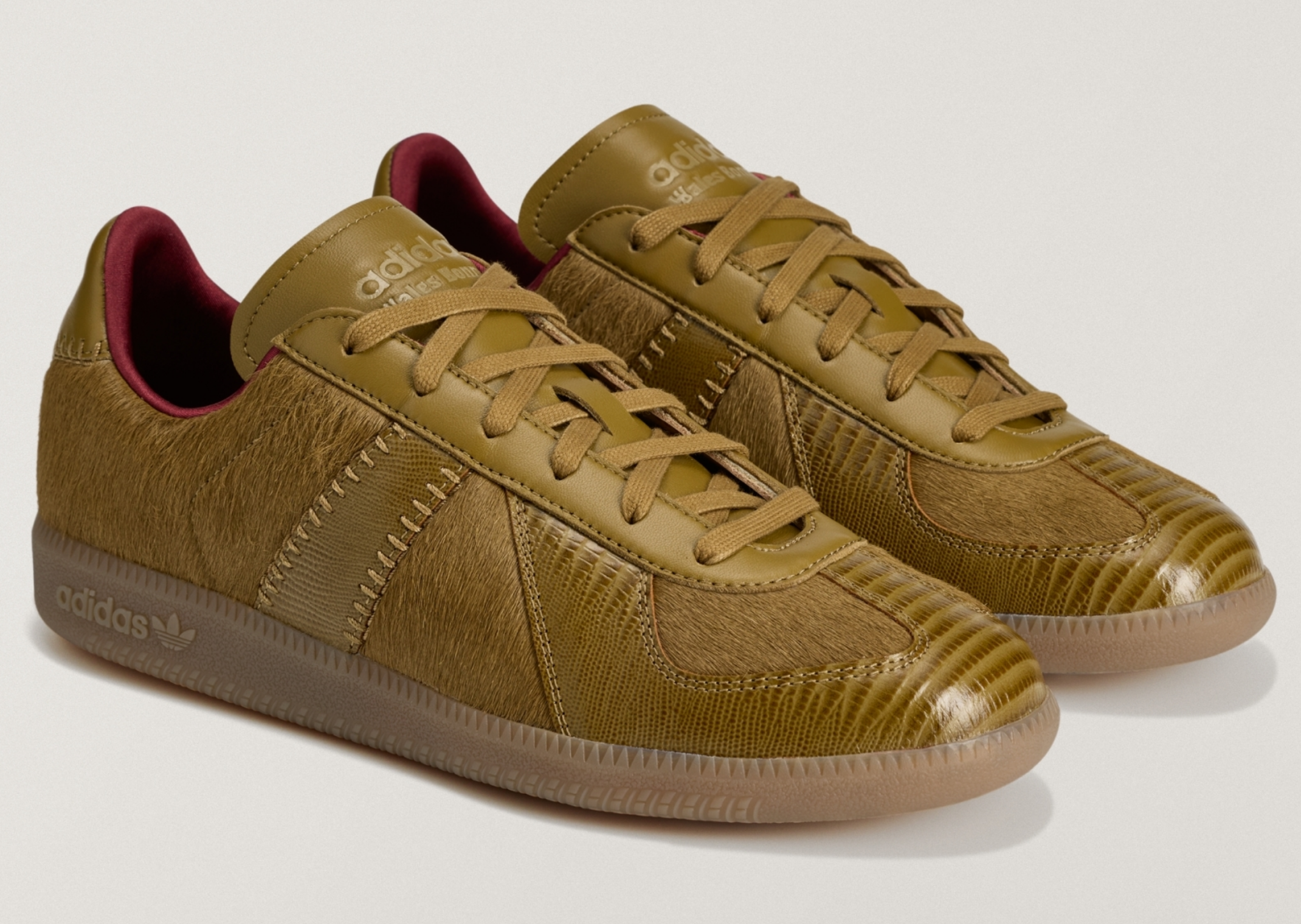 Wales Bonner x adidas BW Army Karintha Khaki Pony - Angle