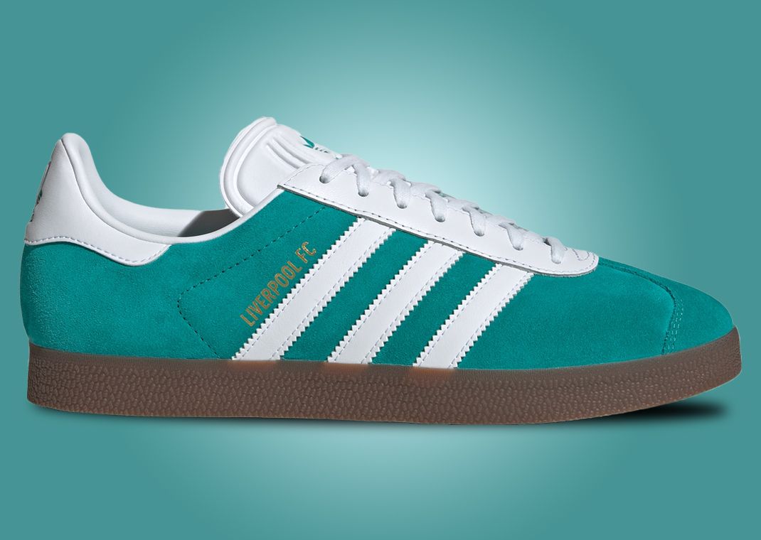 Liverpool x adidas Gazelle Third Kit Lateral