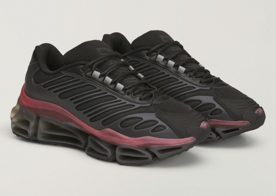 Willy Chavarria x adidas Megaride AG XL Black Red - Angle