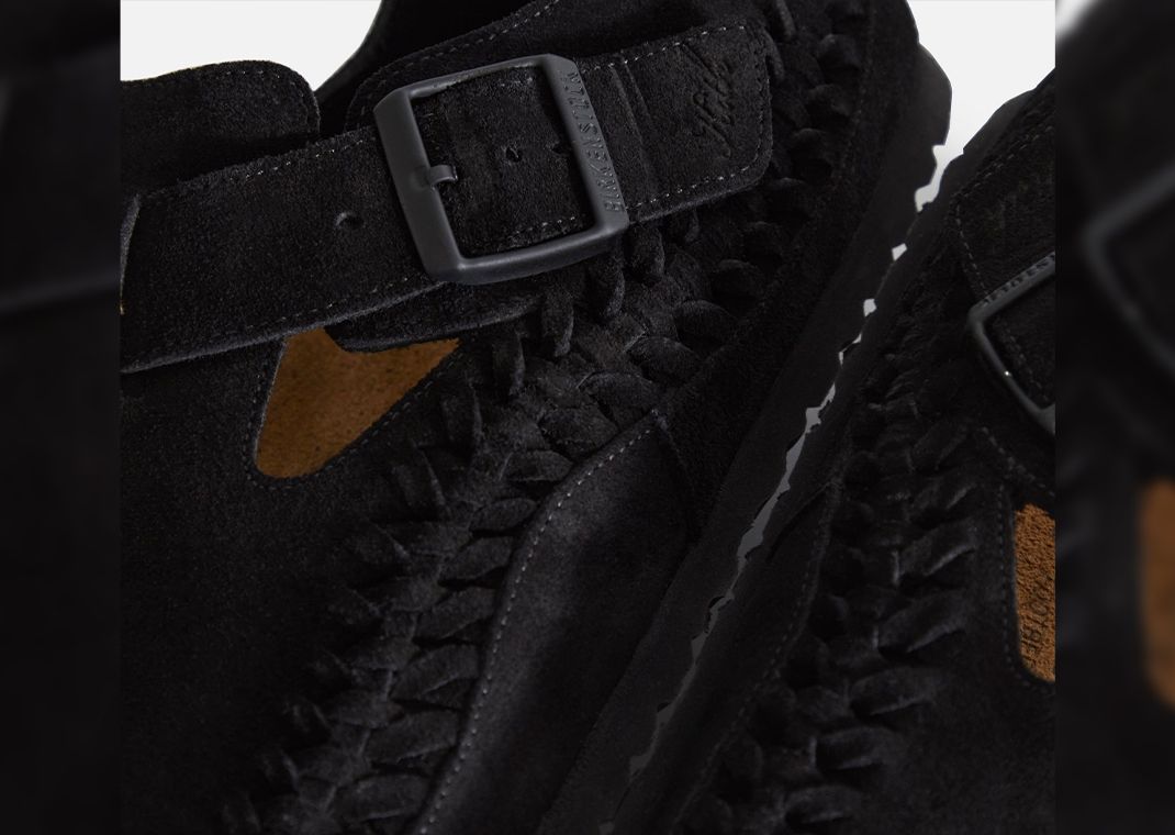 Kith x Birkenstock Braided London Black Detail