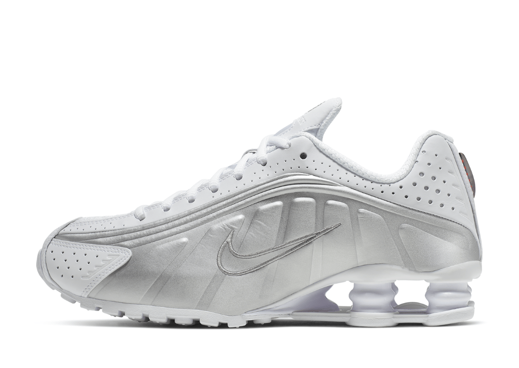 Nike Shox R4 White Metallic Silver (W)