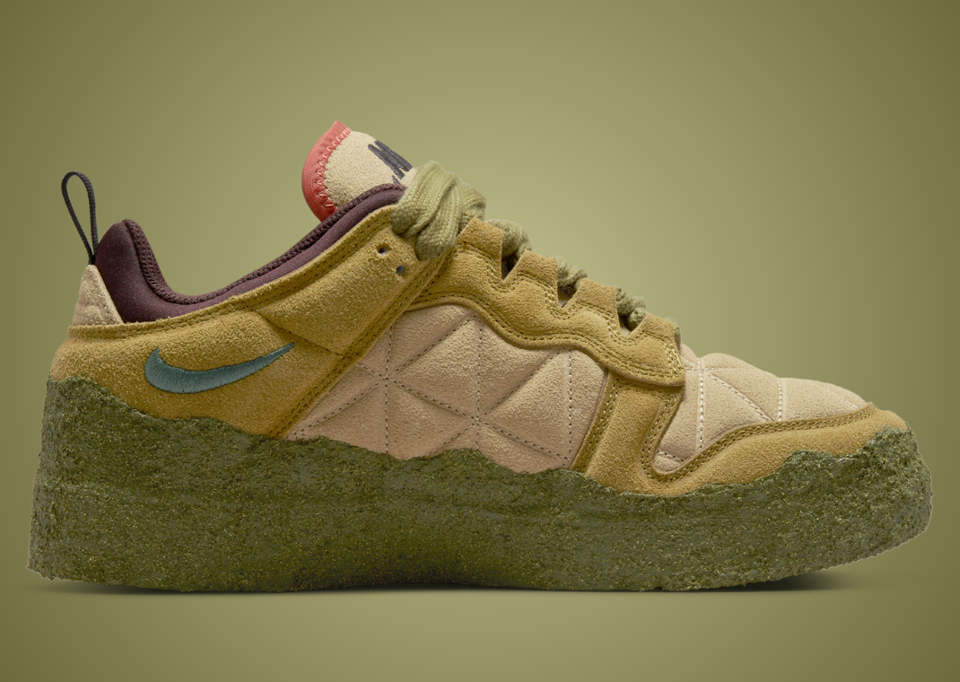 CPFM x Nike Air Flea 1 Barley Desert Moss - Medial