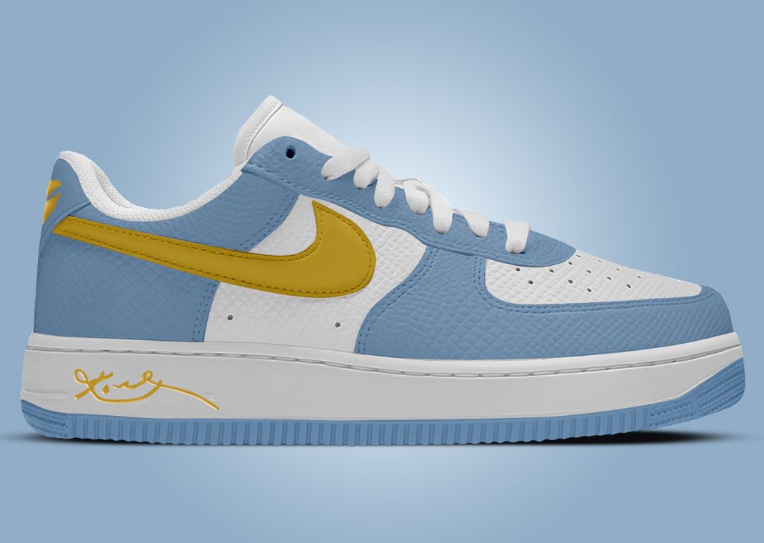 Kobe Bryant's Nike Air Force 1 Low Protro is Rendered in