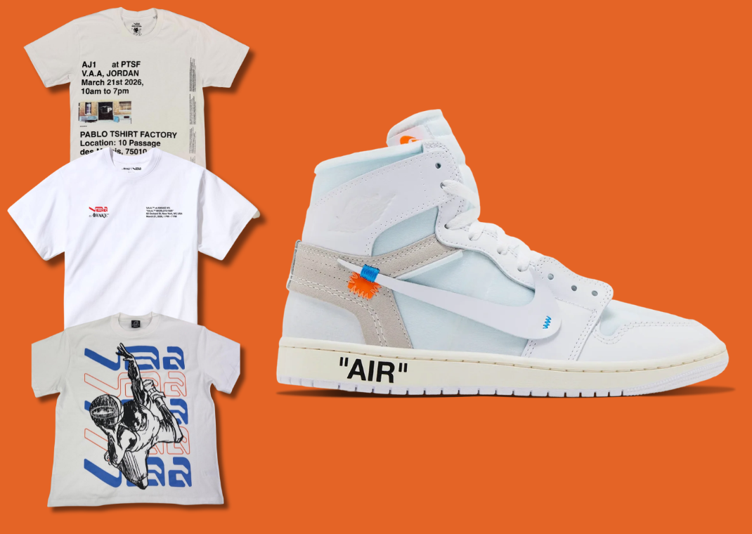PTSF, Awake NY, and Corteiz T-Shirts for the V.A.A. x Air Jordan 1 Retro High OG Alaska
