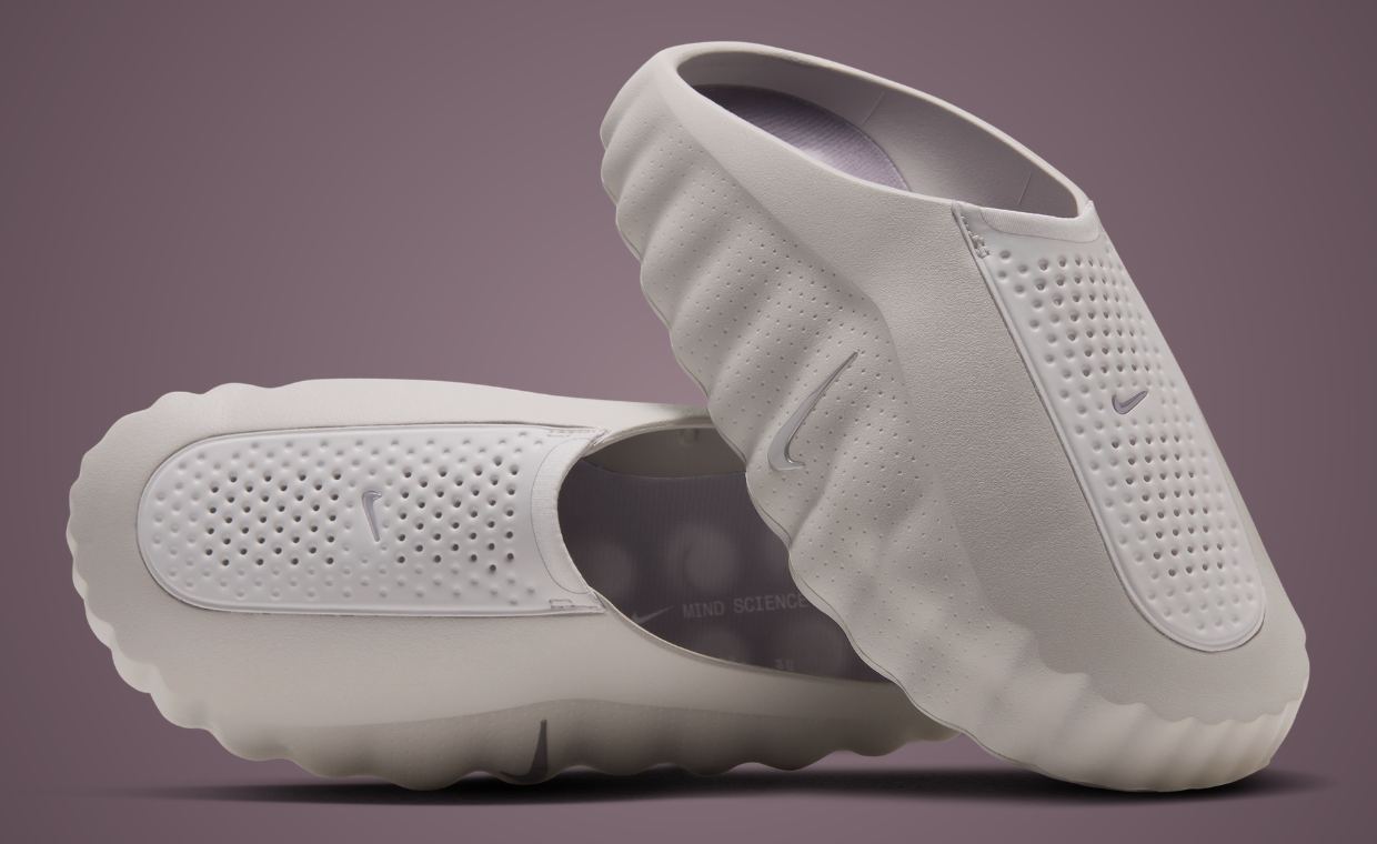 The Latest Nike Mind 001 Mule Brings Purple Smoke to the Brain-Boosting Slip-On