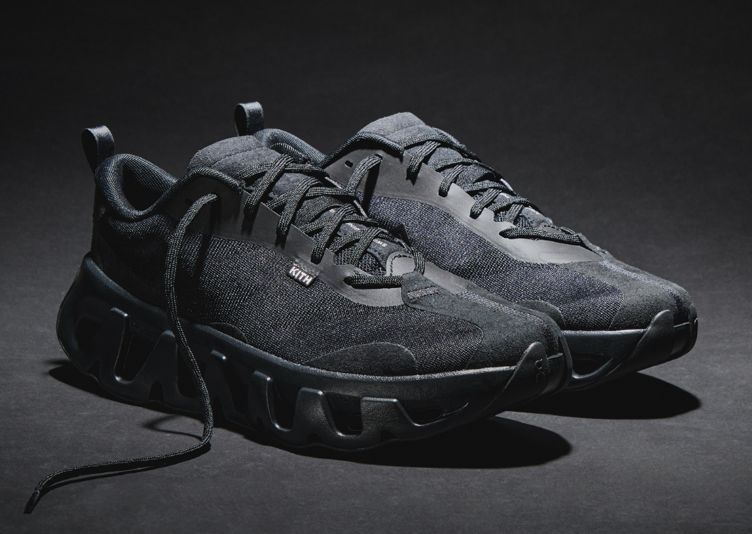 Kith x On K-Tech 1 Black Angle