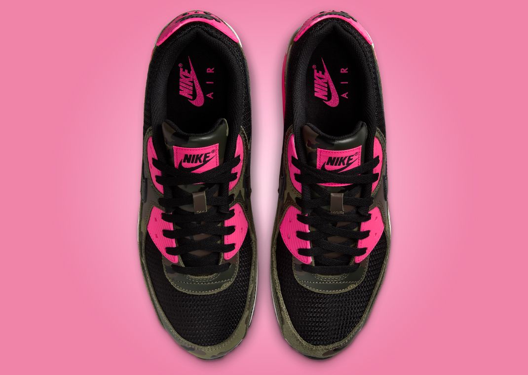 Nike Air Max 90 Camo Sequoia Hyper Pink Top