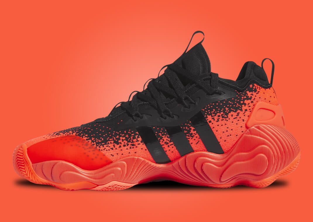 adidas Trae Young 3 Core Black Solar Red Medial