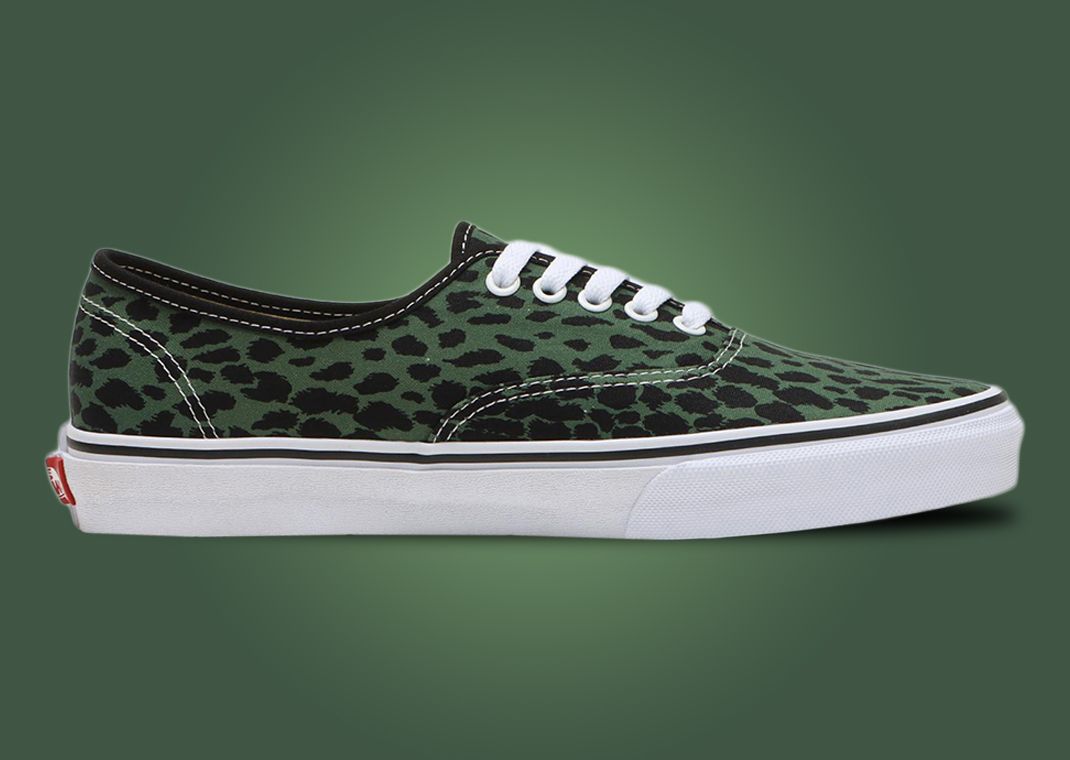 Wacko Maria x Vans V44 Authentic Leopard Green Medial