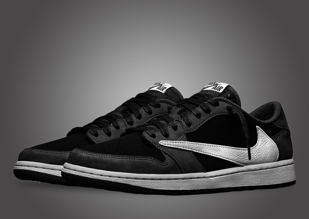Travis Scott x Air Jordan 1 Retro Low OG SP Black Phantom (mockup)