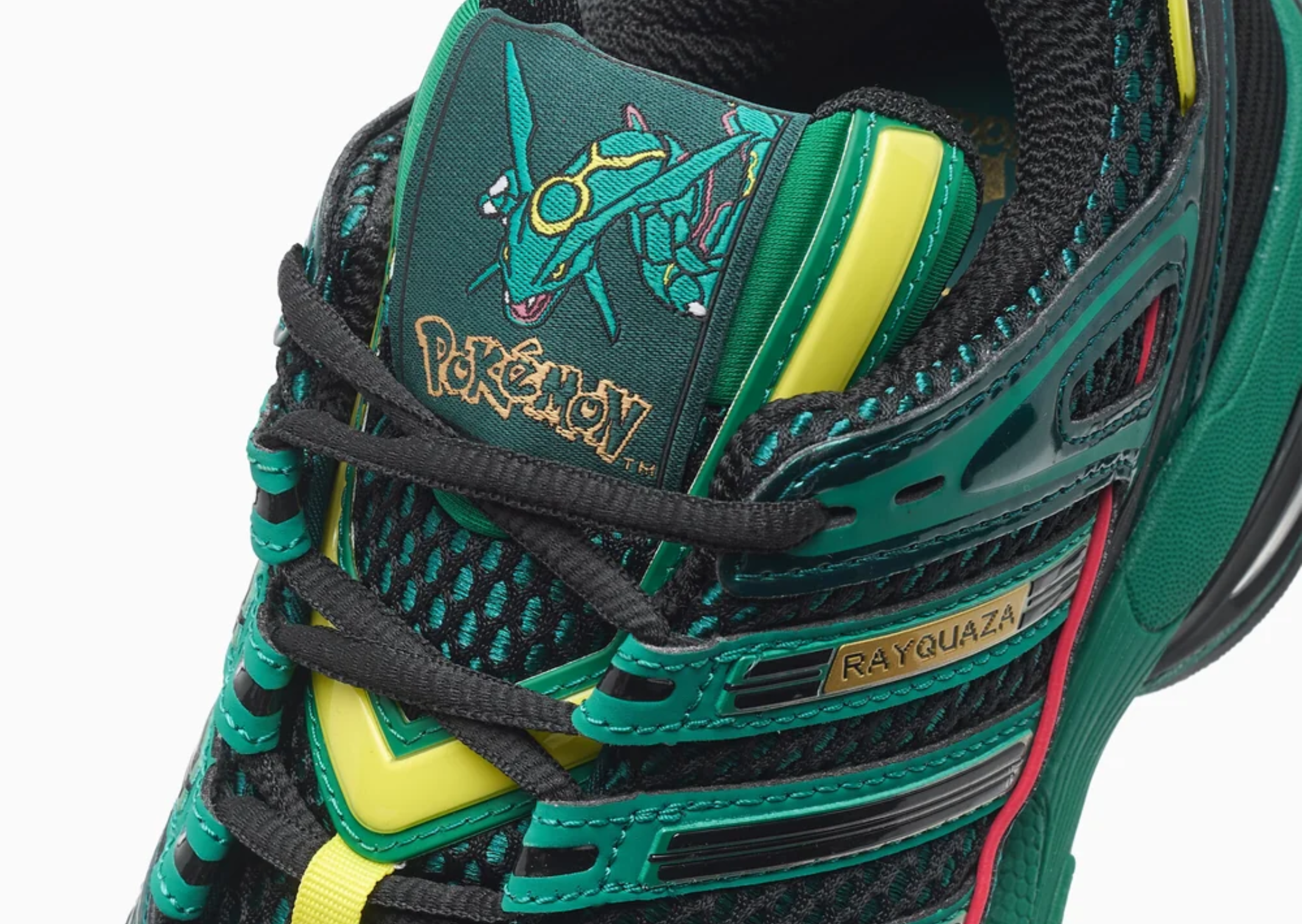 Pokémon x adidas ZX 500 Rayquaza Detail