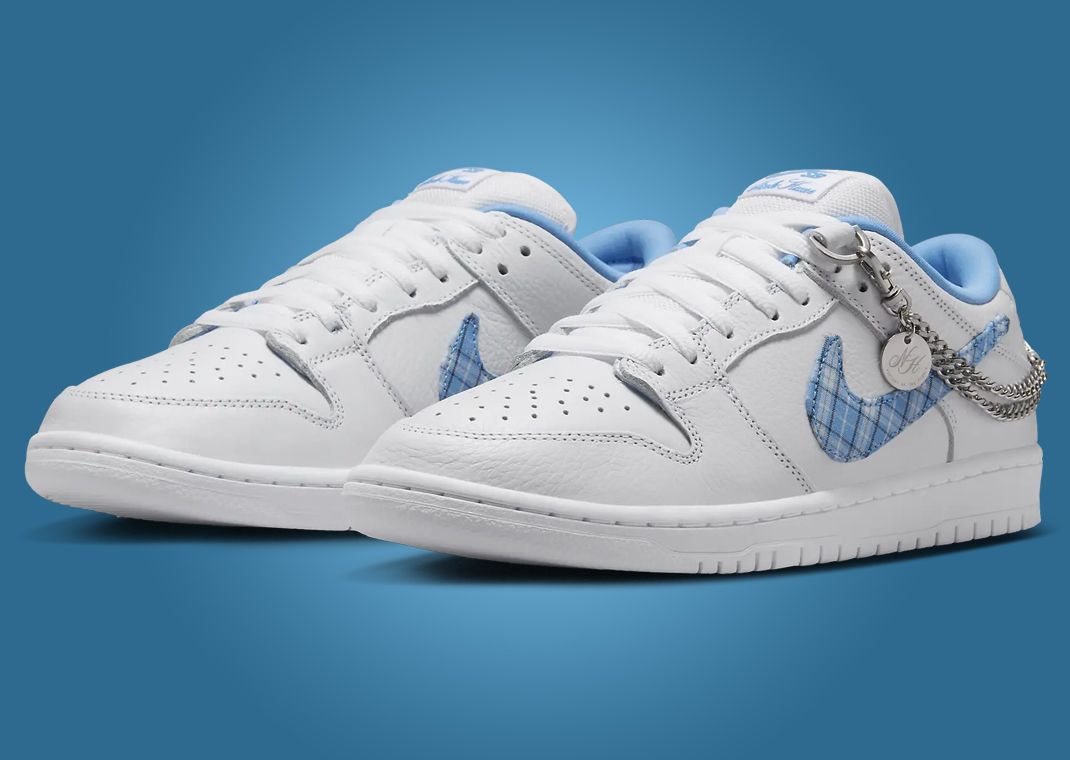 NIKE SB DUNK LOW プロ✖️Nicole Hause 27.0センチ NIKE SB DUNK LOW PRO 'NICOLE HAUSE' - WHITE/UNIVERSITY BLUE