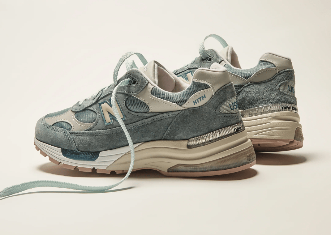 The Kith x New Balance 992 Made in USA Blue Releases March 2025