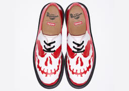 Supreme is Turning the Dr. Martens 1461 3-Eye Shoe into a Creepy Skull