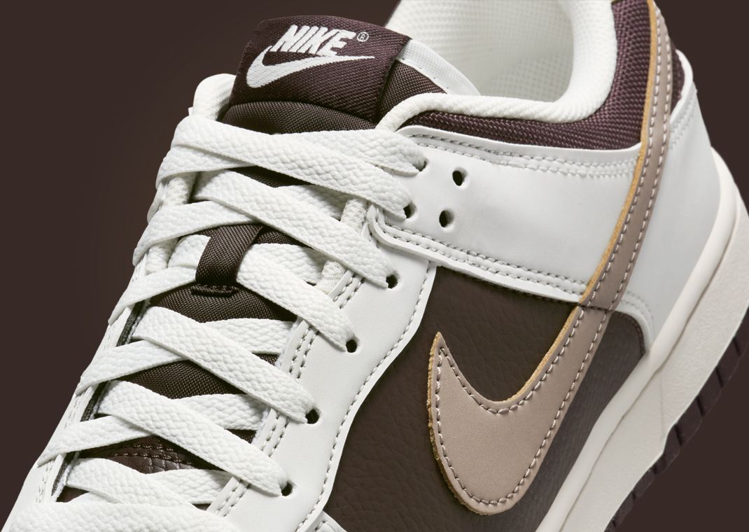 Nike Dunk Low NN Khaki Baroque Brown Tongue