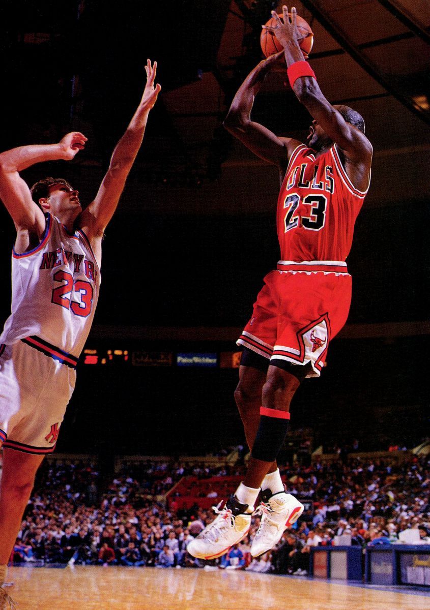 Michael Jordan Air Jordan 6 White Infrared in 1990-91