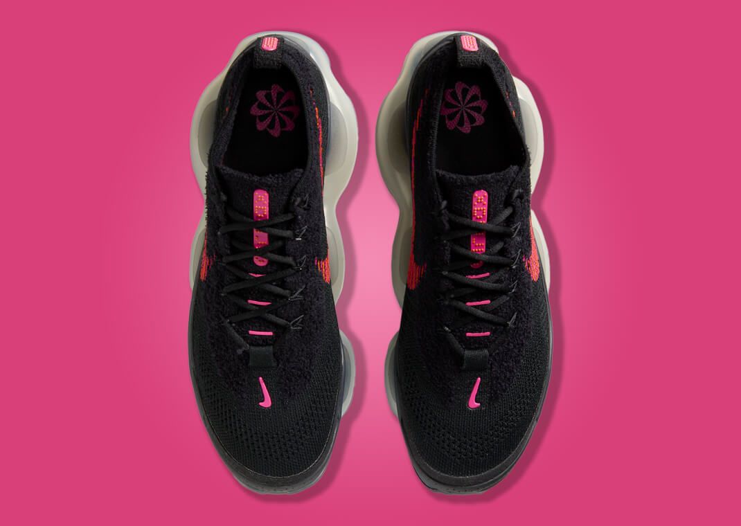 The Nike Air Max Scorpion FK Black Fireberry Safety Orange