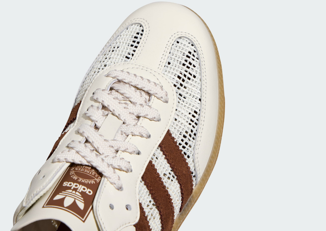 adidas Samba Mule Off White Preloved Brown - Detail