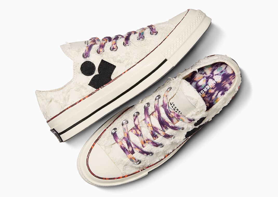 Isabel Marant x Converse Chuck 70 Low Vanilla White Lateral and TOp