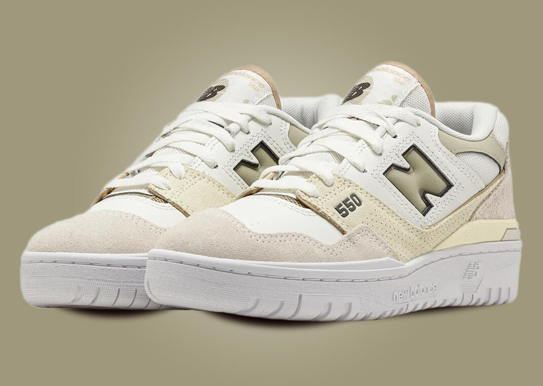 New Balance 550 Sea Salt Olive (W)