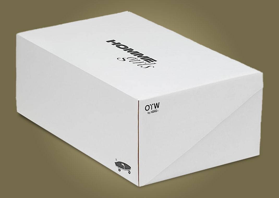 HommeGirls x OTW by Vans Authentic 44 White Grey Packaging