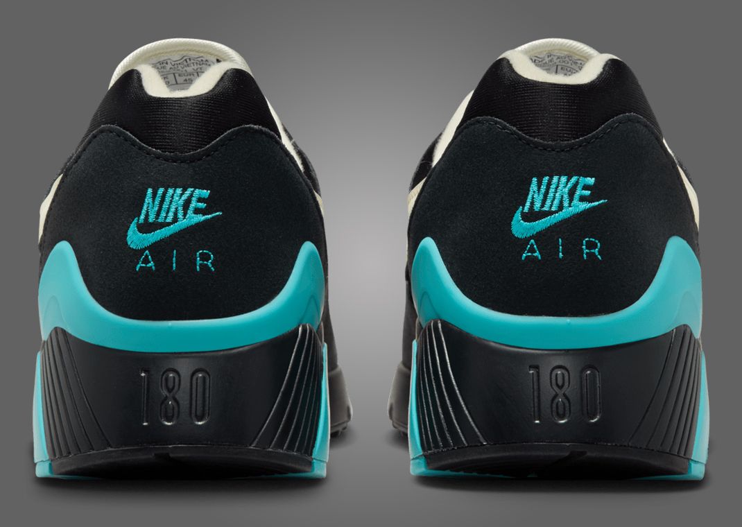 Nike Air 180 Black Dusty Cactus Heel