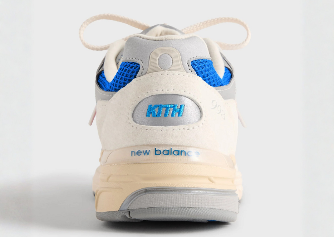Kith x New Balance 993 Made in USA MSG Ancient Scroll Heel