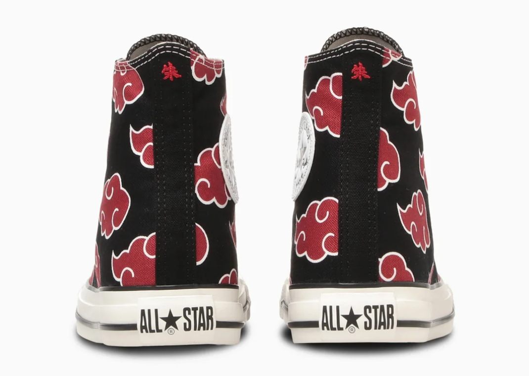 Naruto x Converse Chuck Taylor Hi Itachi Uchiha - Back