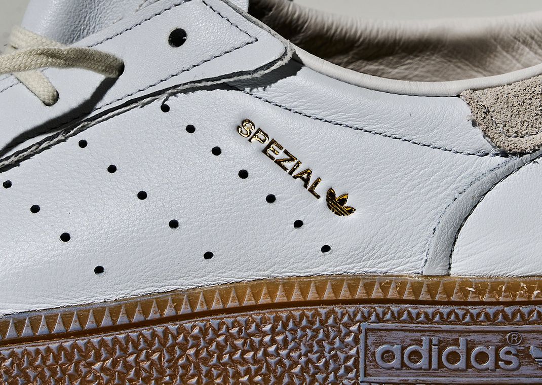 Invincible x adidas Handball Spezial White Midfoot Detail