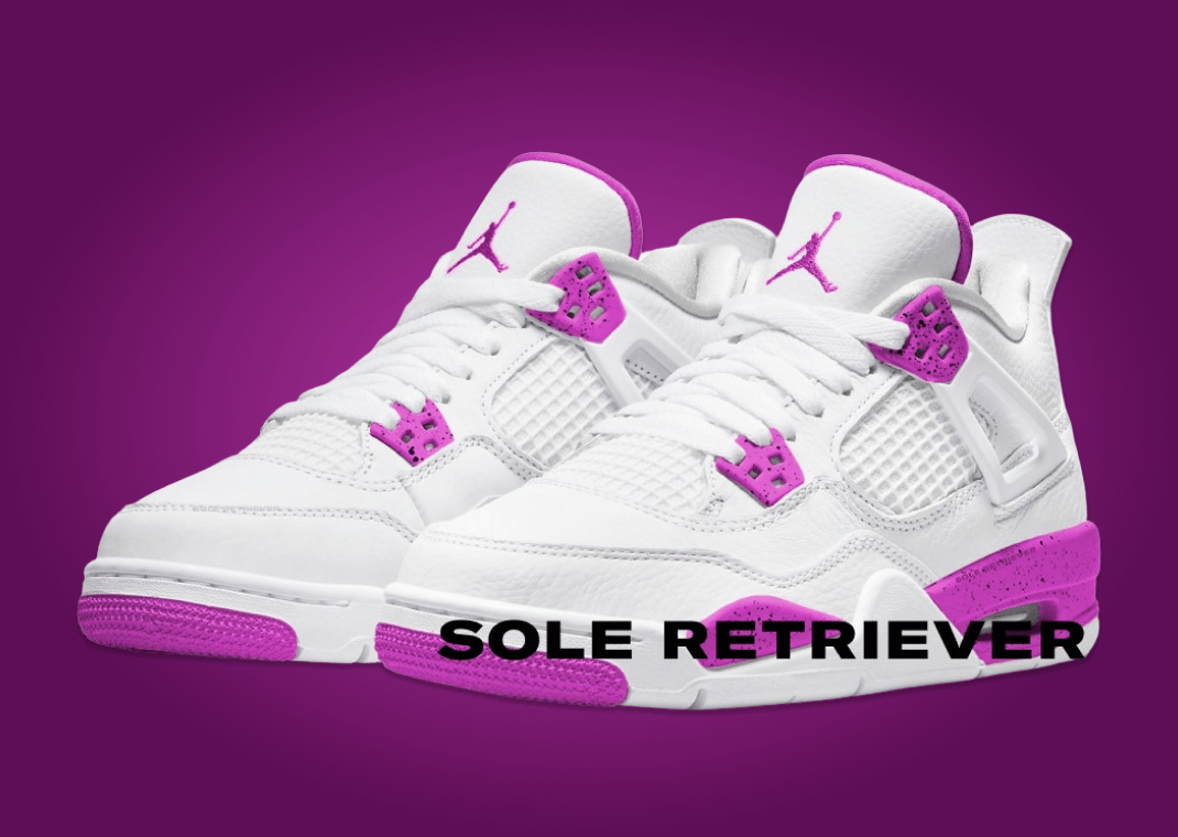 Jordan 4 pink and purple hotsell