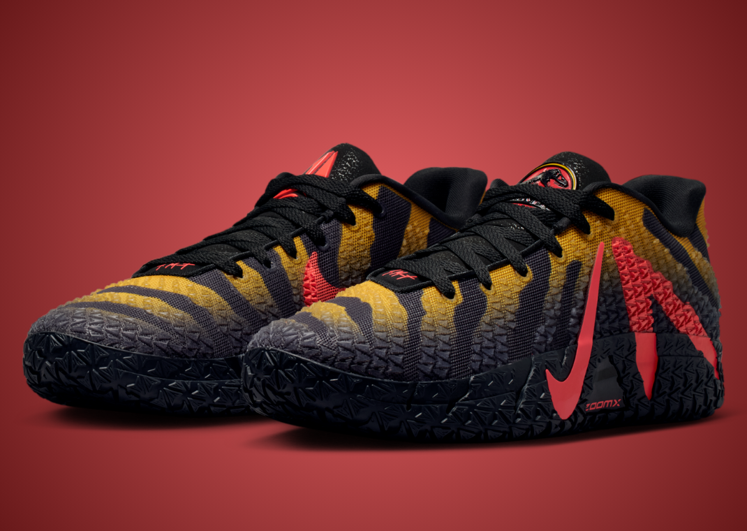 Jurassic Park x Nike Ja 3 Anthracite - Angle