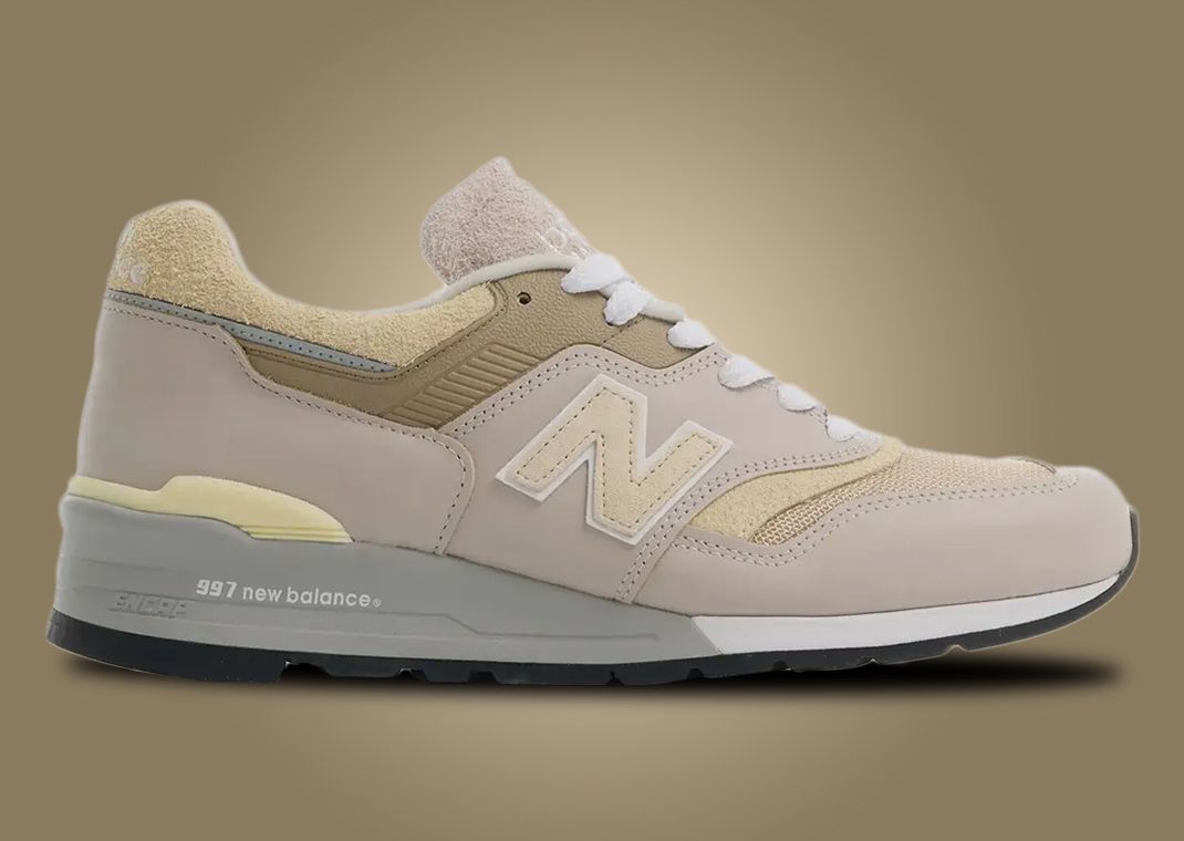 New Balance 997 Made in USA Moonrock Driftwood Lateral
