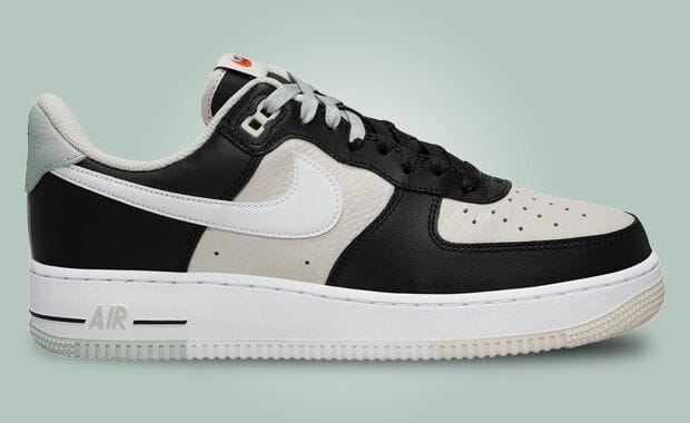 The Nike Air Force 1 Low Split Black Light Silver Features A Blast From The Past