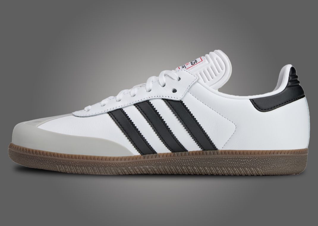 BAPE x adidas Samba White Black - Medial