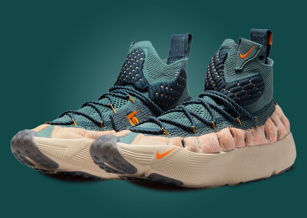Nike ISPA Sense Flyknit Mineral Slate Magma Orange